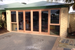 Customised bifold doors