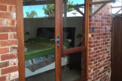 timber door and awning sidelite